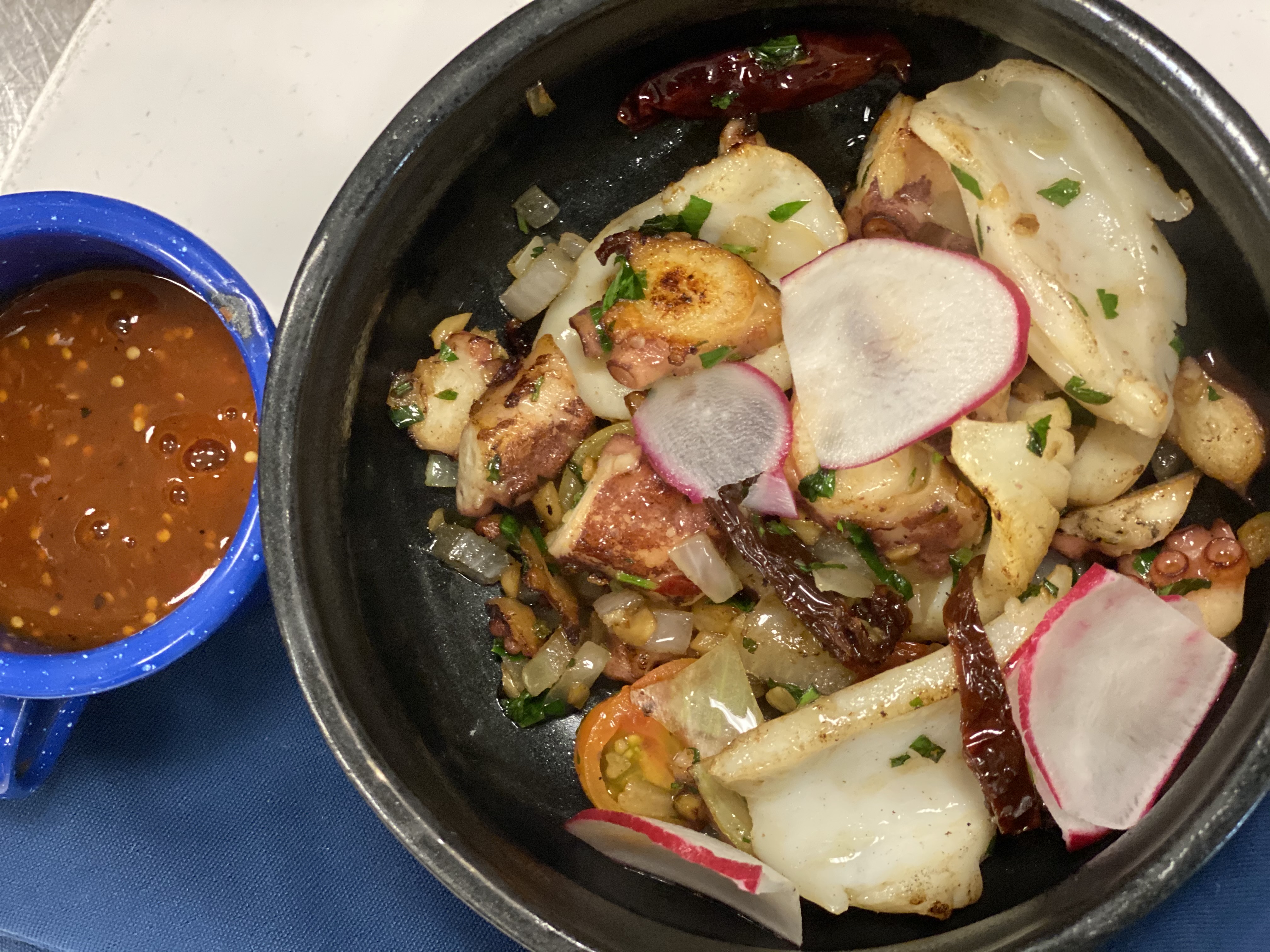 Order Pulpo Ahumado  food online from Caracol store, Houston on bringmethat.com