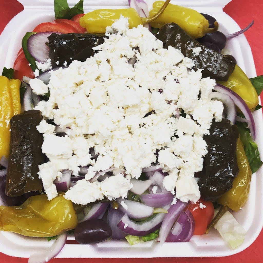 Order Greek Salad - Small food online from A-1 Pizza store, Hartford on bringmethat.com