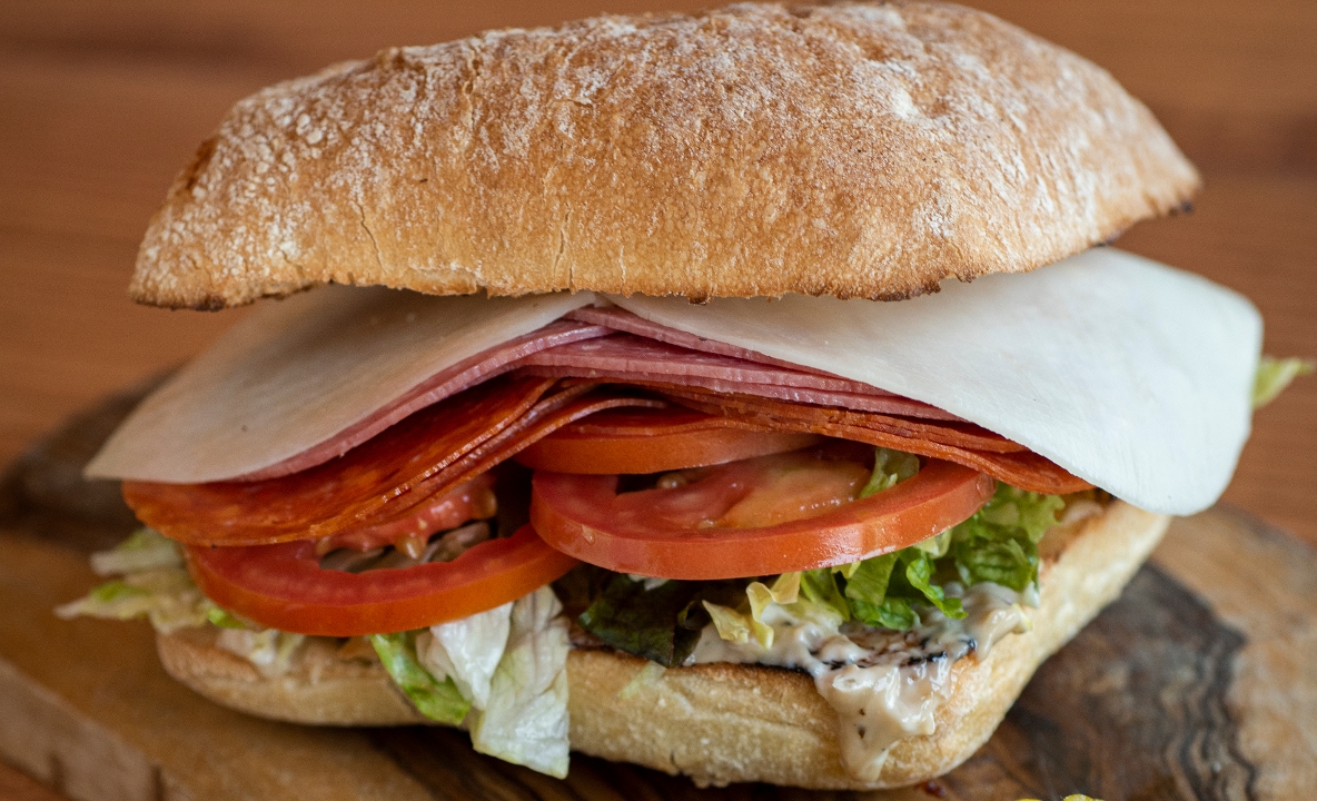 Order Sicilian Cold Cut Panini food online from Louise's Trattoria store, Los Angeles on bringmethat.com