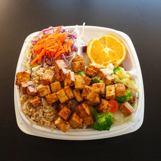 Order Organic Tofu Plate food online from Flame Broiler store, Bakersfield on bringmethat.com