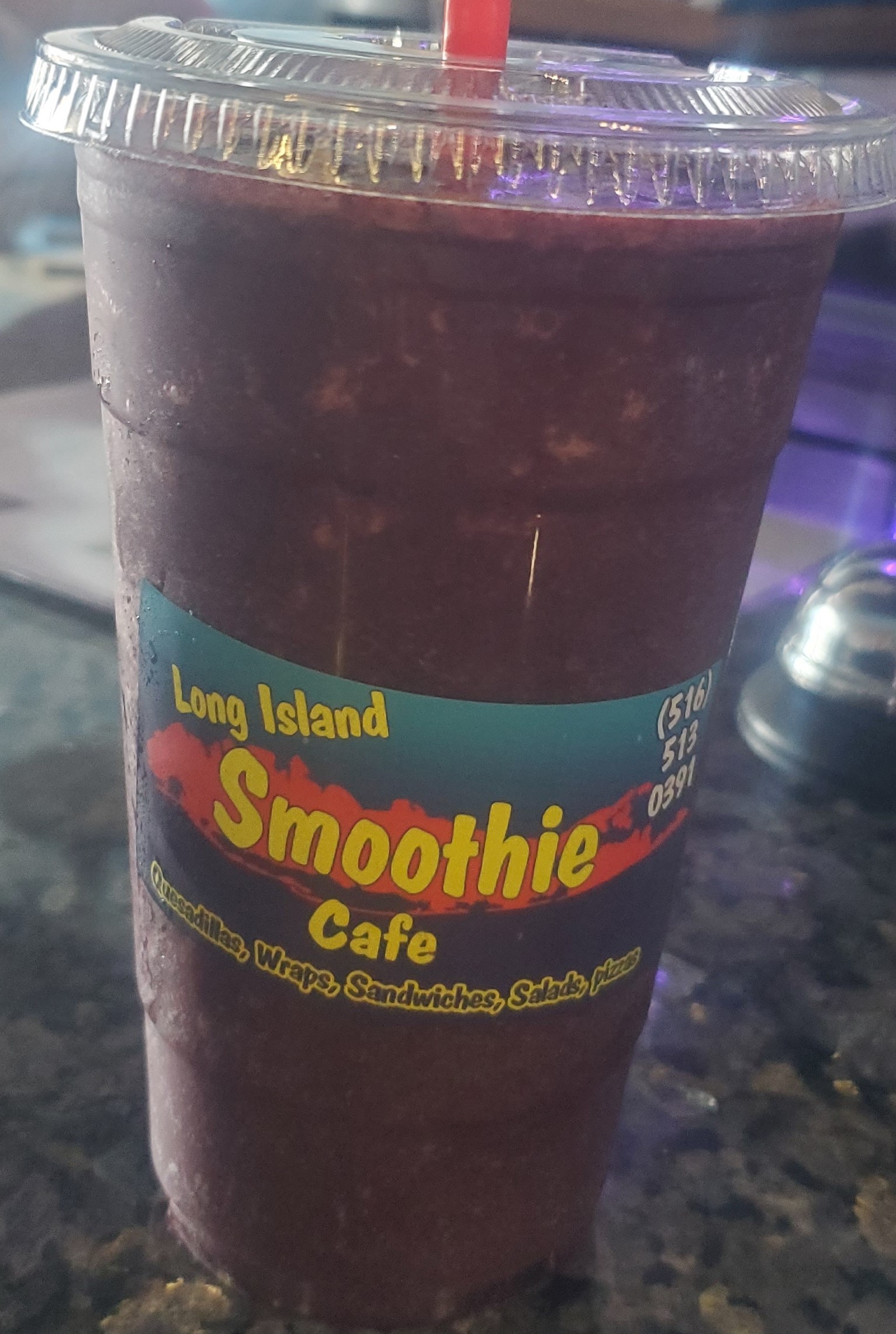 Order Blueberry Blaze Smoothie food online from Island Smoothie Cafe store, Bethpage on bringmethat.com