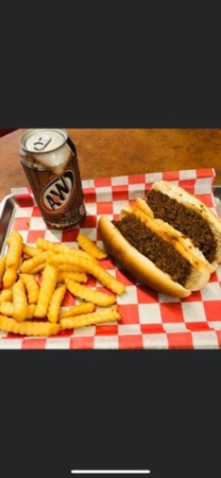 Order Texas BBQ Sandwich - Half food online from Brother Joe Bbq store, Waveland on bringmethat.com
