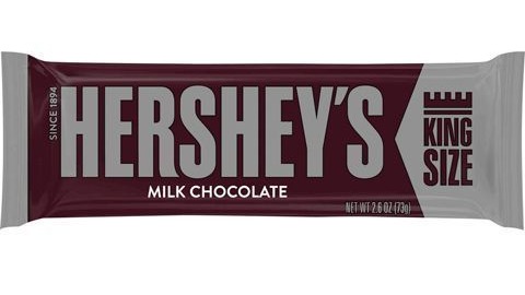 Order Hershey’s Milk Chocolate King Size 2.6 oz food online from Rebel store, Las Vegas on bringmethat.com