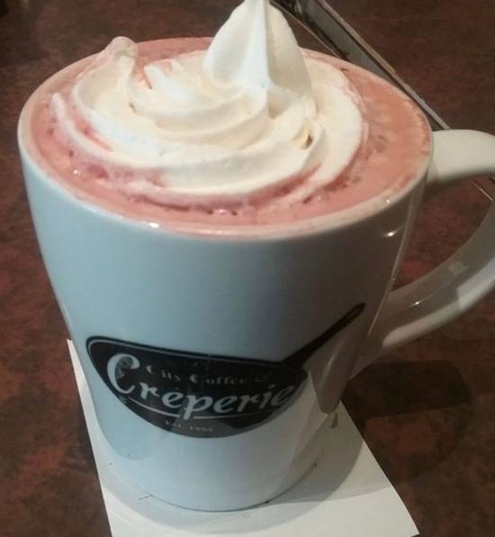Order Red Velvet Hot Chocolate food online from City Coffeehouse & Creperie store, Clayton on bringmethat.com