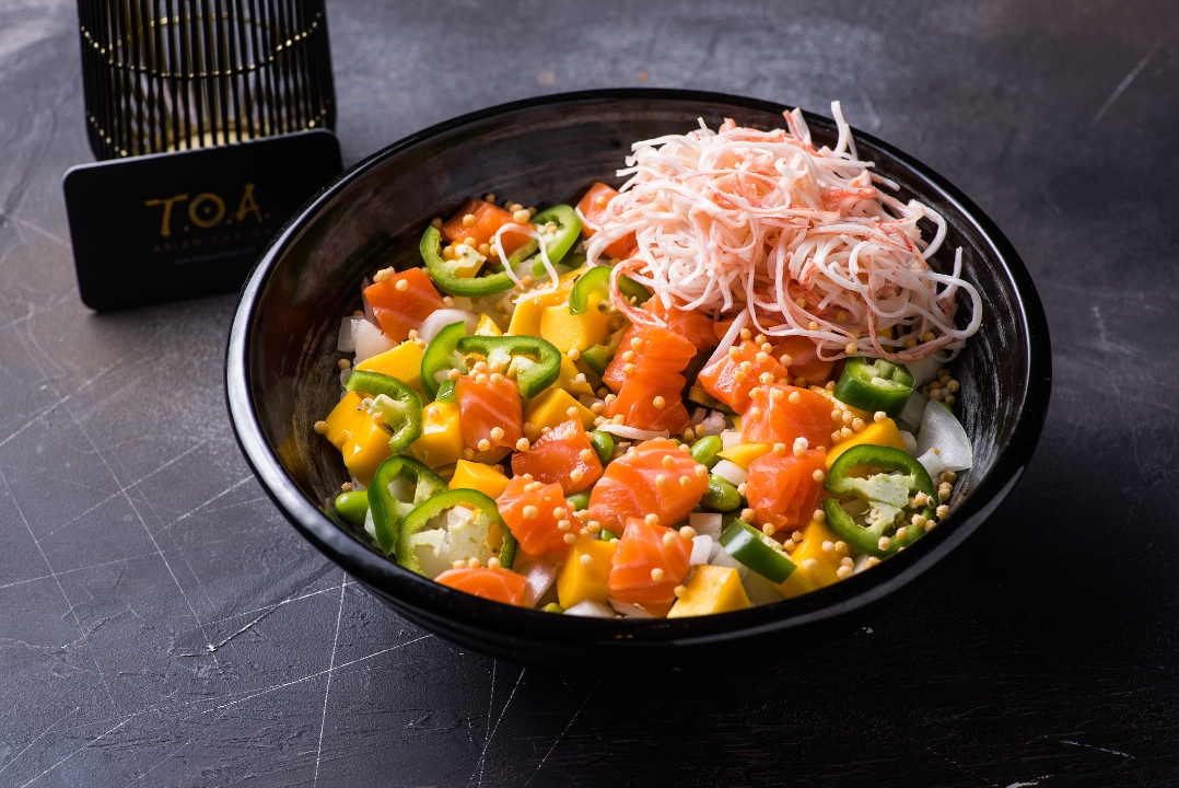 Order Citrus Salmon Bowl (D) food online from Toa Asian Fusion store, Farmingdale on bringmethat.com