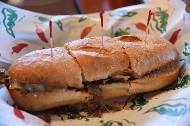 Order Philly Cheese Steak Sandwich food online from Sams Grill & Bar store, Rendon on bringmethat.com