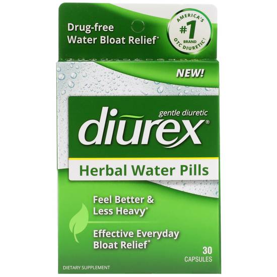 Order Diurex Herbal Water Pills (30 ct) food online from Rite Aid store, Mammoth Lakes on bringmethat.com