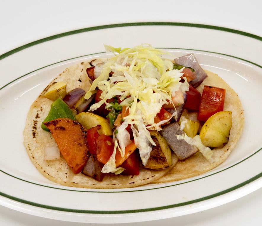 Order Grilled Vegetable Tacos food online from Amelia's Taqueria store, Allston on bringmethat.com