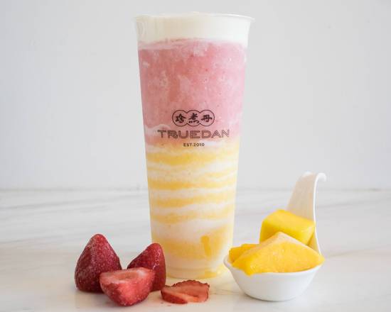 Order B1. Strawberry Mango Yogurt Ice food online from Truedan Westlake store, Daly City on bringmethat.com