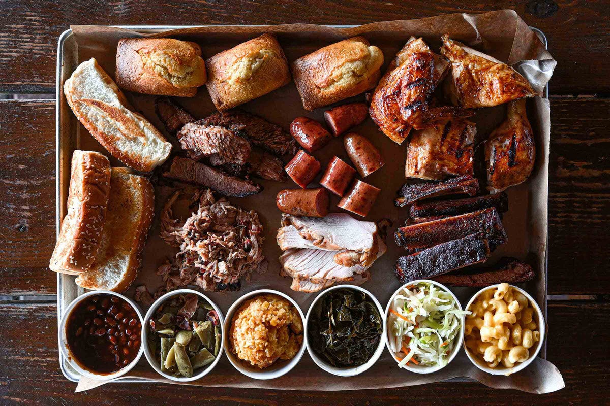 Order The MOTHERLOAD food online from City Barbeque Durham store, Durham on bringmethat.com