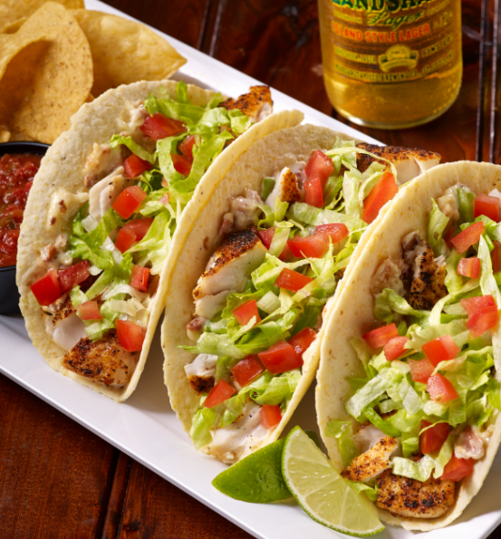 Order Fish Tacos food online from Margaritaville store, San Antonio on bringmethat.com