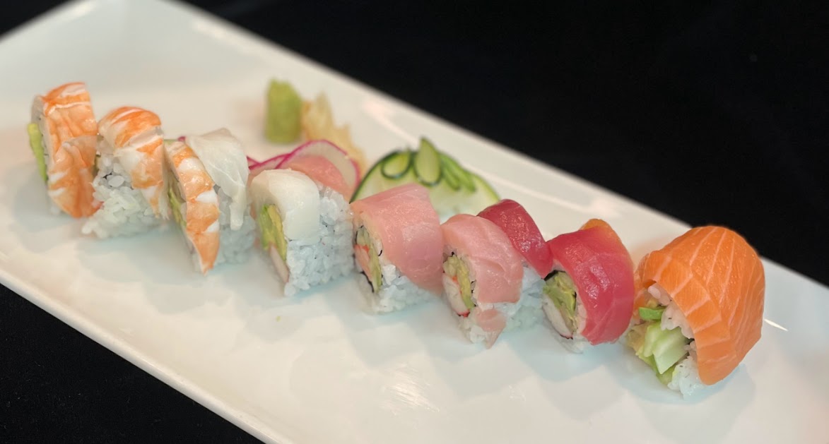 Order Rainbow Roll food online from Cafe Ginger store, Houston on bringmethat.com