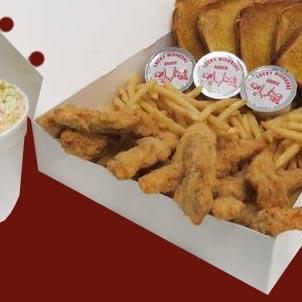 Order 12 pc Feast Chicken Fingers food online from Lucky Wishbone store, Tucson on bringmethat.com