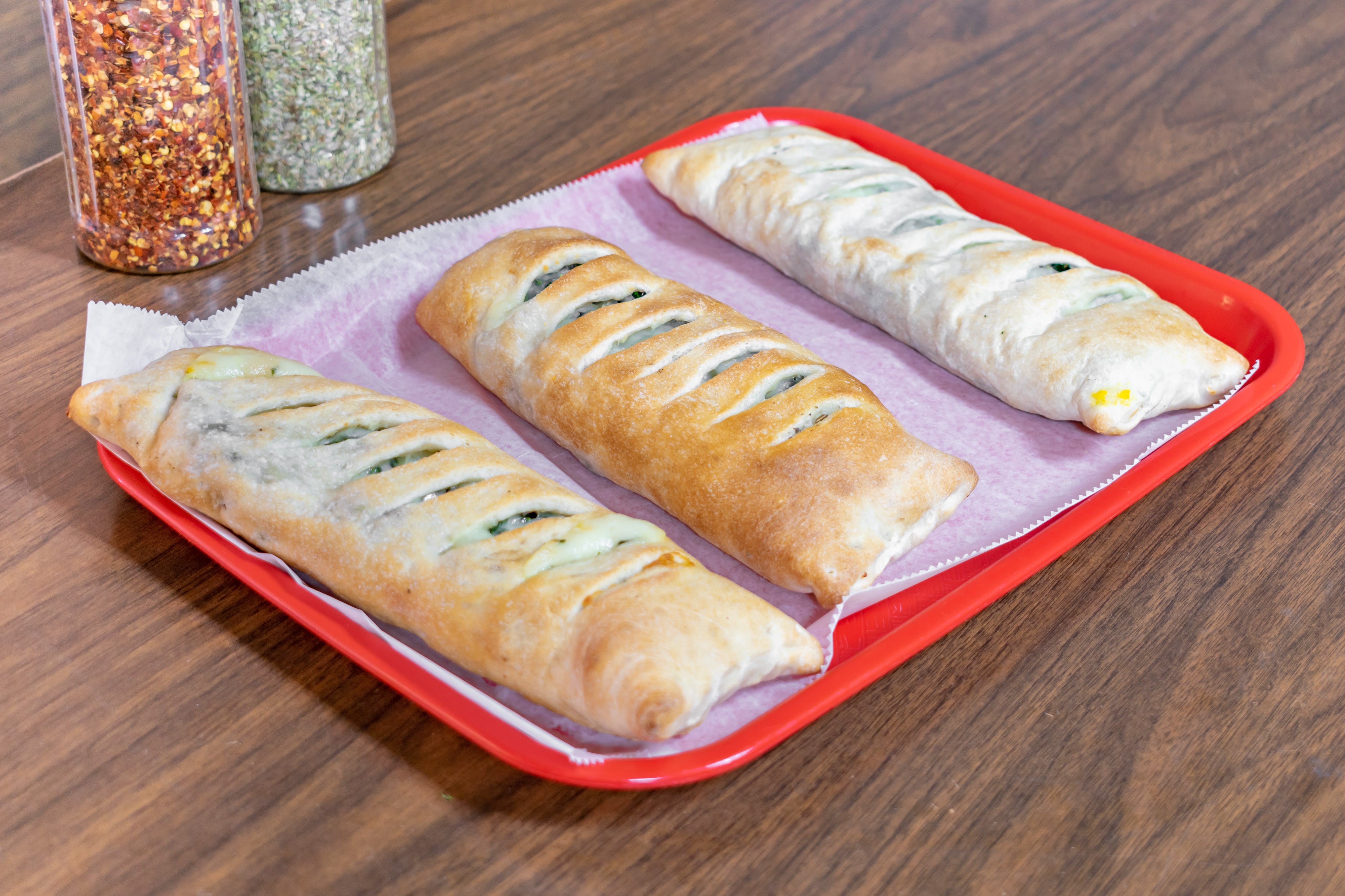 Order Spinach Roll - Small food online from Big Joe Pizzeria store, Irvington on bringmethat.com