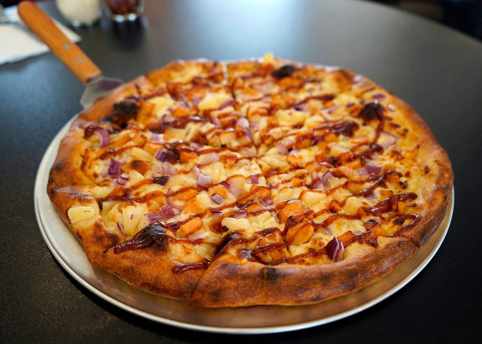 Order BBQ Chicken Pizza - 9" food online from Spitfire Craft Pizza store, Boise on bringmethat.com
