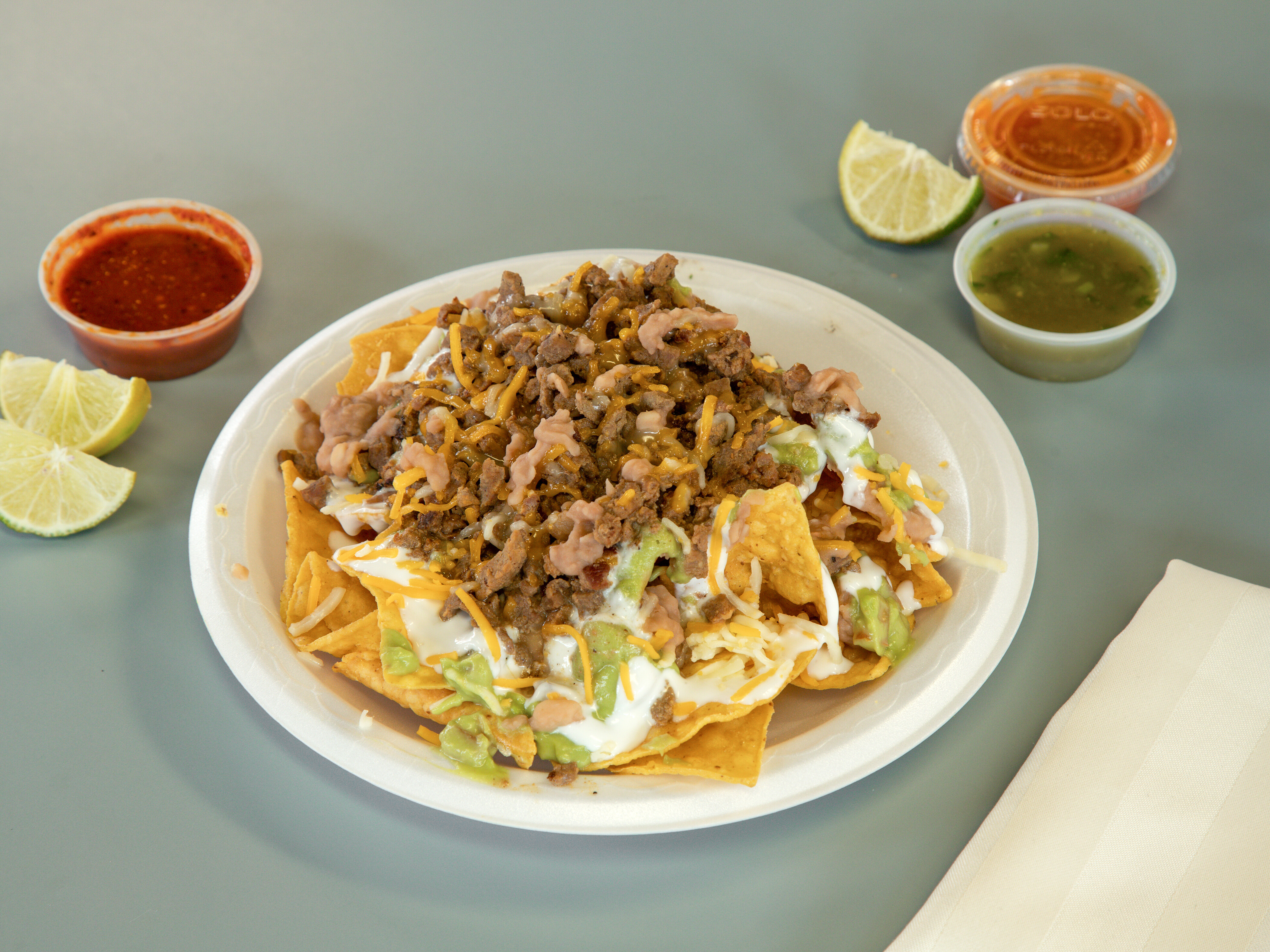 Order Super Nachos food online from Aldertos Fresh Mexican Food store, Reno on bringmethat.com