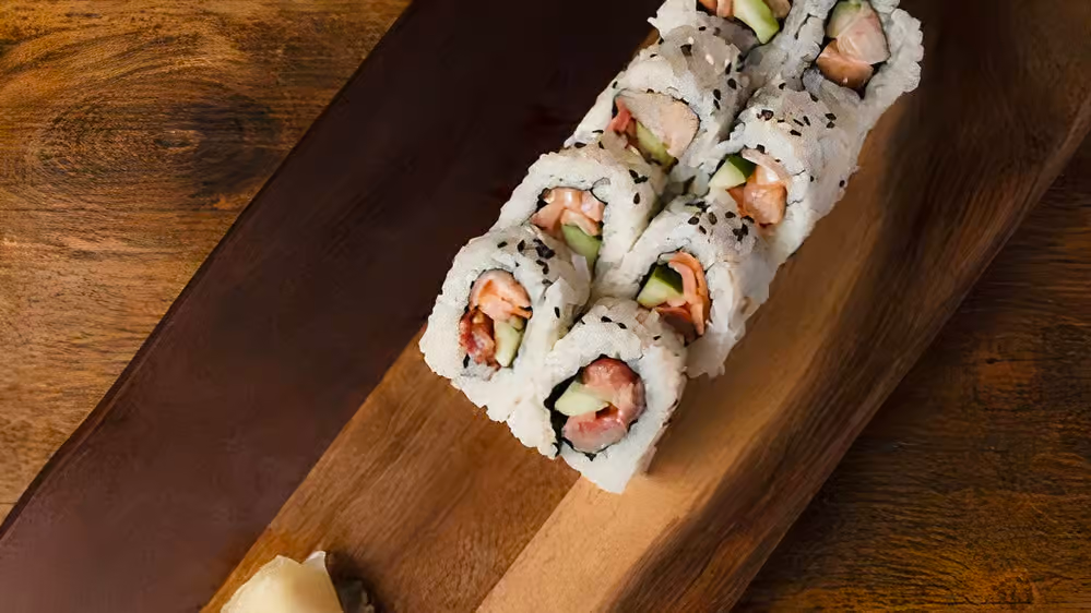 Order Yellowtail Roll food online from Fuku sushi store, Tucson on bringmethat.com