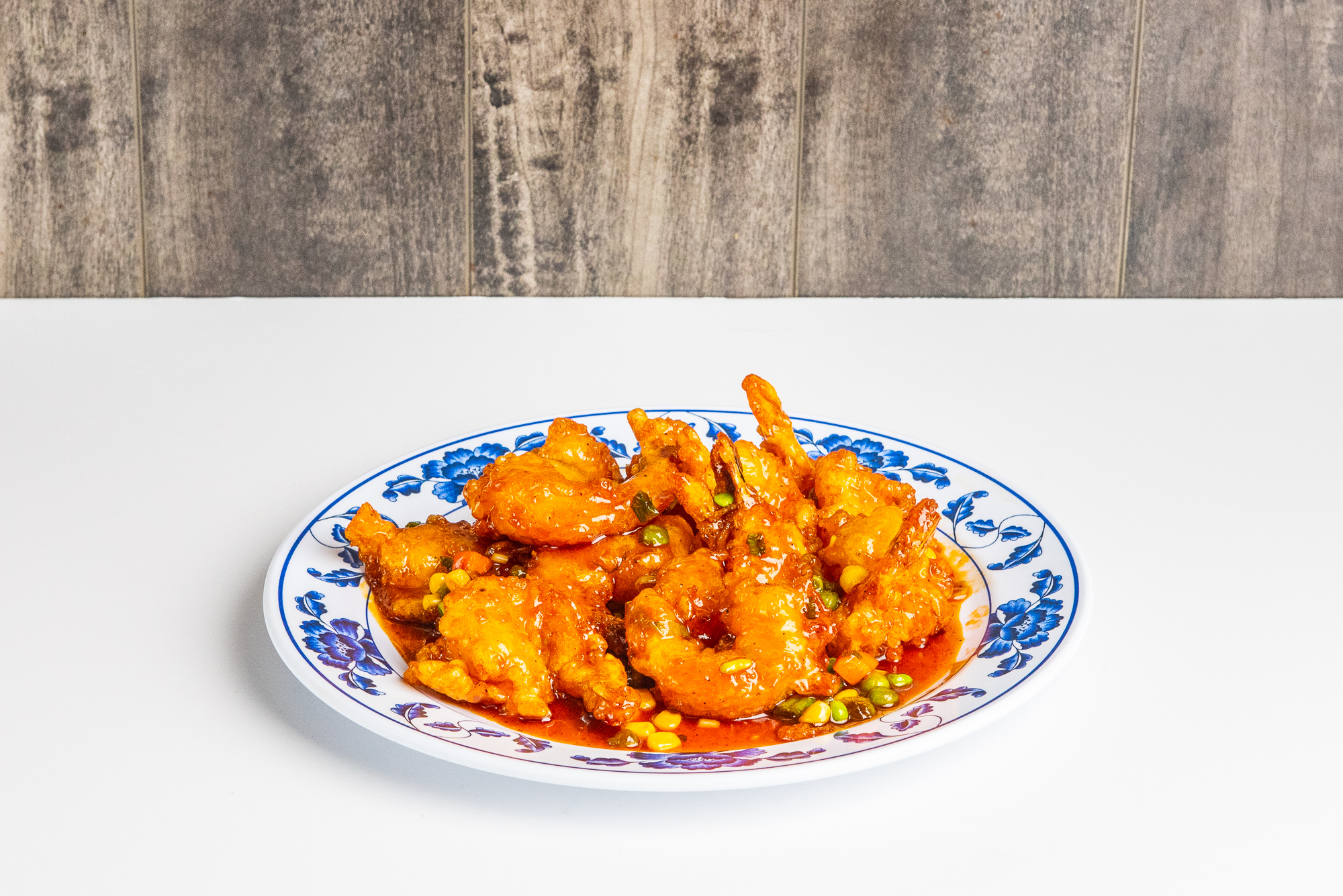 Order 22. Shrimp in hot garlic sauce ( 깐풍 새우) food online from Jin Jja Roo store, Gardena on bringmethat.com