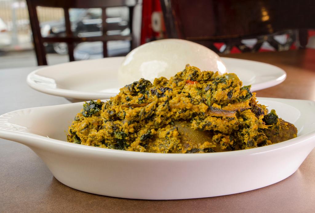 Order Egusi (Melon) Soup food online from Hills Place store, Brooklyn on bringmethat.com