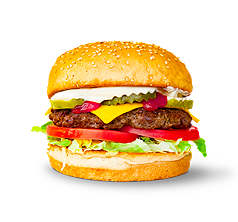 Order Cheese Burger food online from Zo Good Burger store, Canton on bringmethat.com