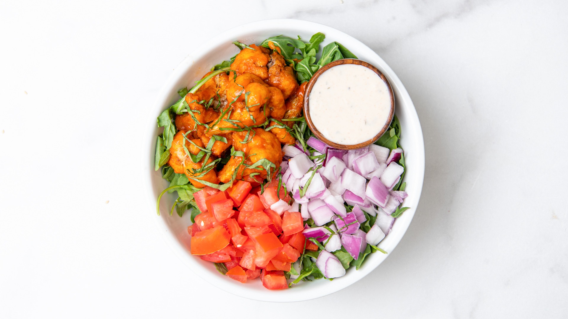 Order Gluten-Free and Vegan Buffalo Bowl food online from F#Ck Carbs store, Houston on bringmethat.com