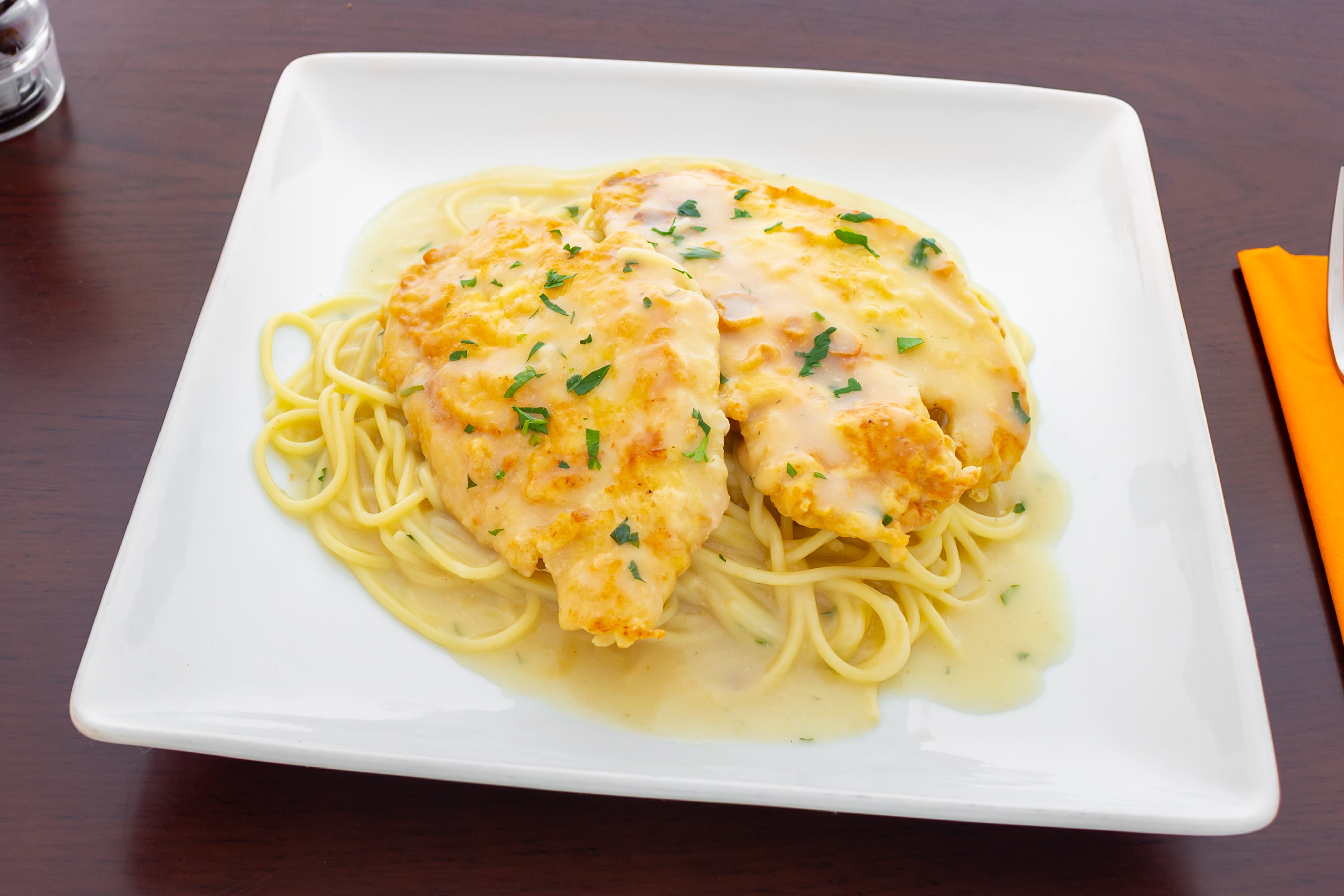 Order Flounder Francese Entree - Entree food online from Sole Pizzeria & Restaurant store, North Bergen on bringmethat.com