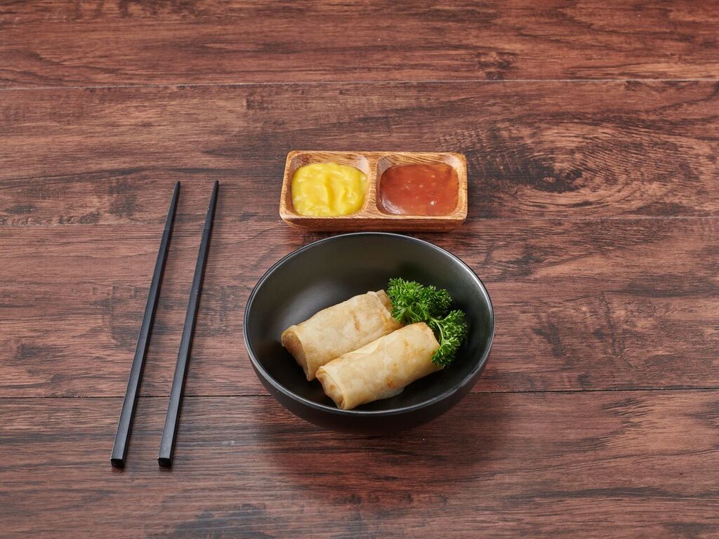 Order 202. Vegetable Spring Roll food online from Chef Yu store, New York on bringmethat.com
