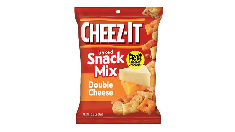 Order Cheez-It Baked Cheese Crackers Double Cheese food online from Trumbull Mobil store, Trumbull on bringmethat.com