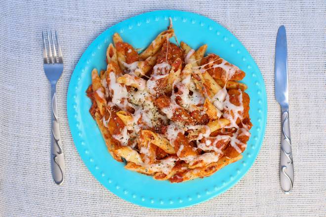 Order Breast of Chicken Parm with Baked Ziti food online from Pizza Express store, Albany on bringmethat.com