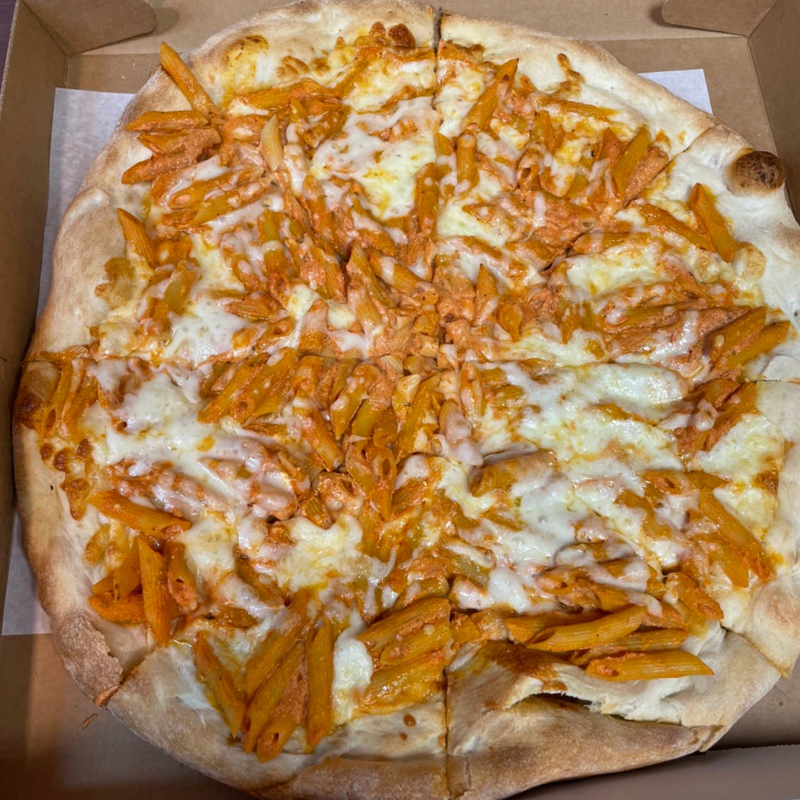 Order Personal Ziti Pizza - Personal food online from Davila's Pizza & Restaurant store, Hackettstown on bringmethat.com