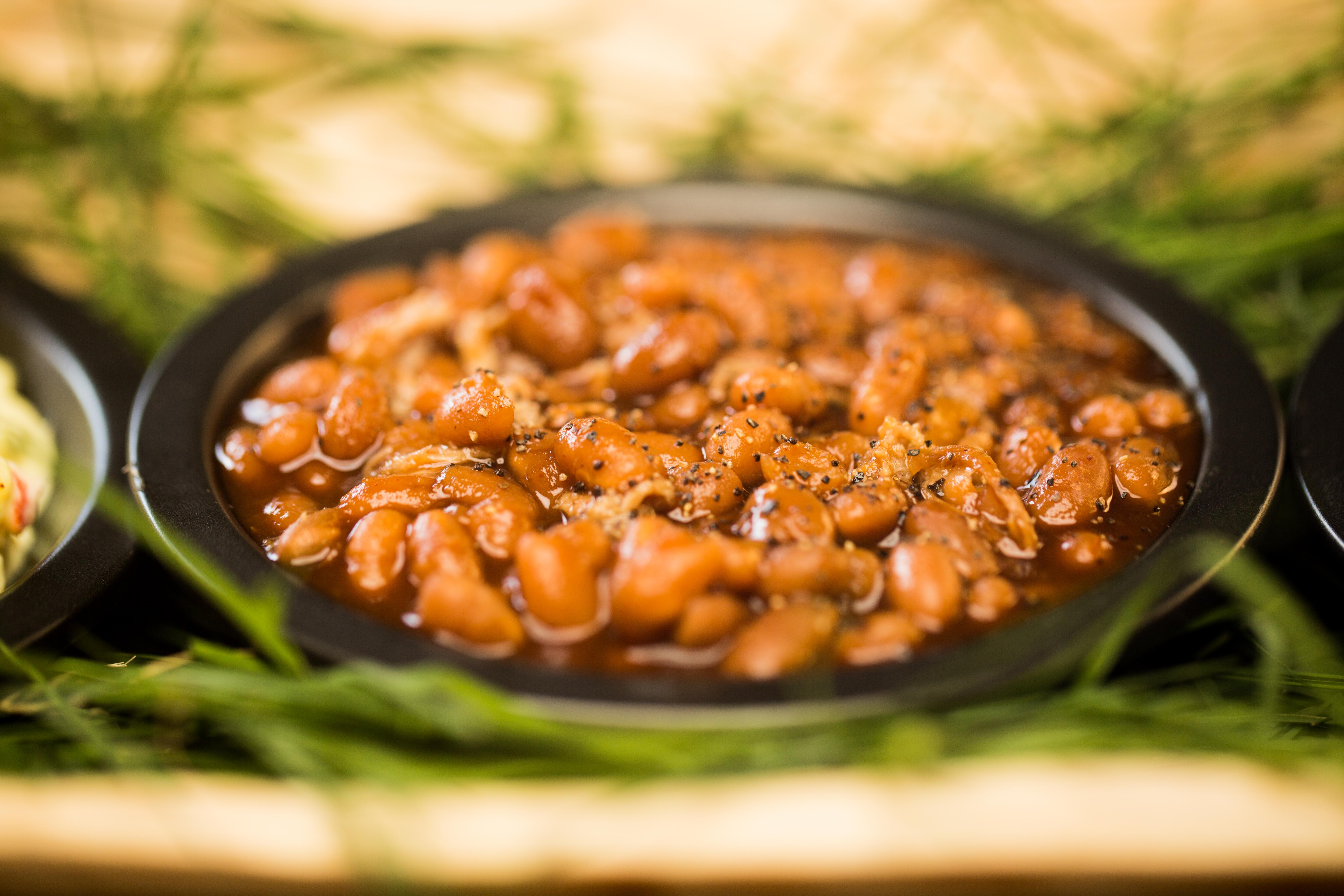 Order BBQ Beans food online from Bar-B-Cutie Smokehouse store, Mcallen on bringmethat.com