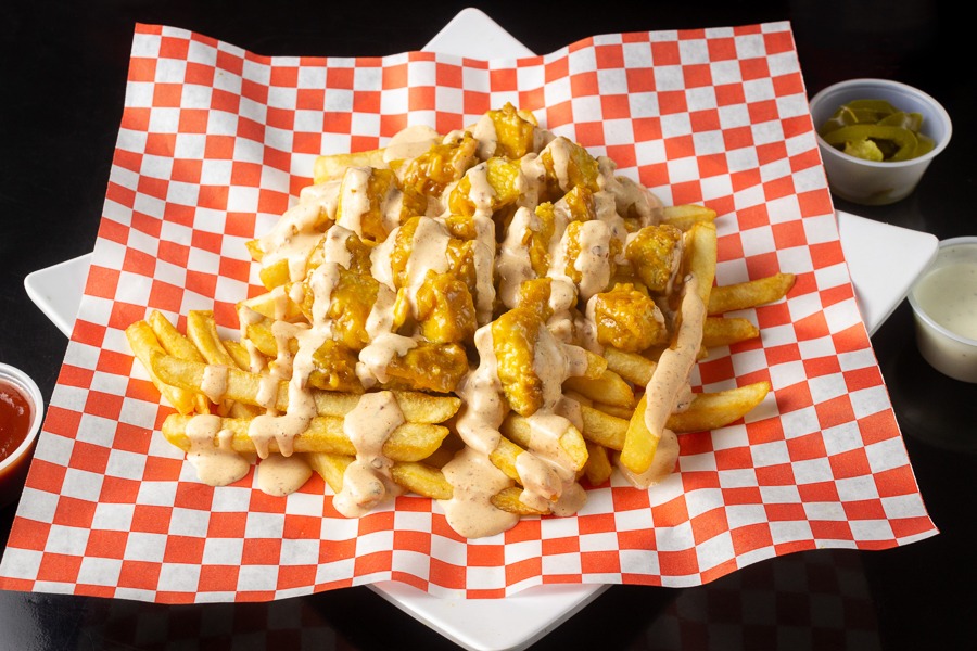 Order Buffalo Fries  food online from California Fries And Wings store, San Diego on bringmethat.com