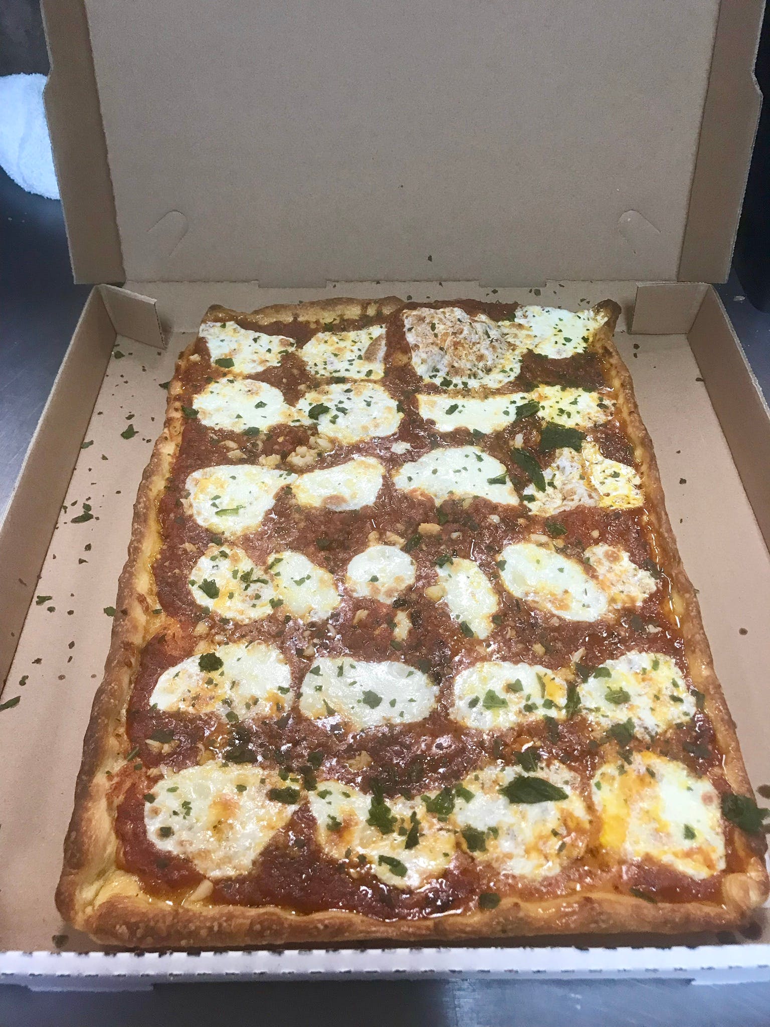 Order Grandma's Sicilian Pizza - 16''x14” food online from Argentos Pizza store, Buckeye on bringmethat.com