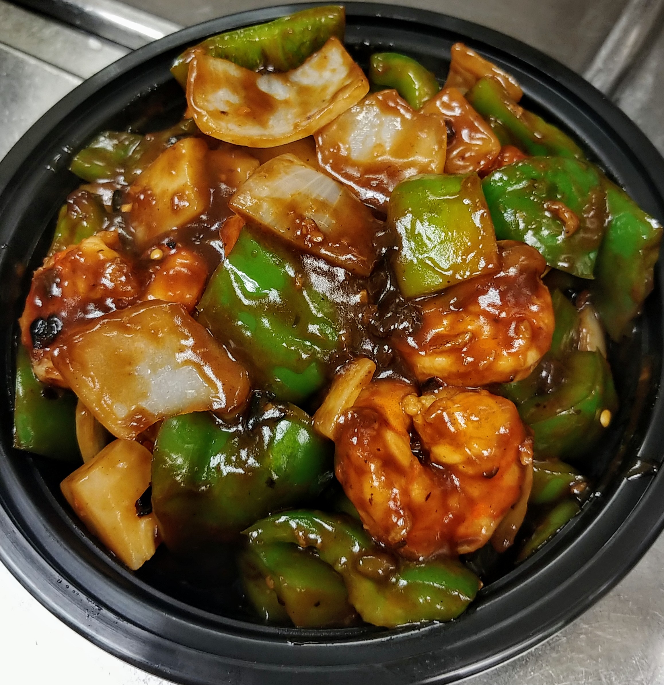 Order Shrimp in Black Bean Sauce food online from House of Hunan store, Chicago on bringmethat.com