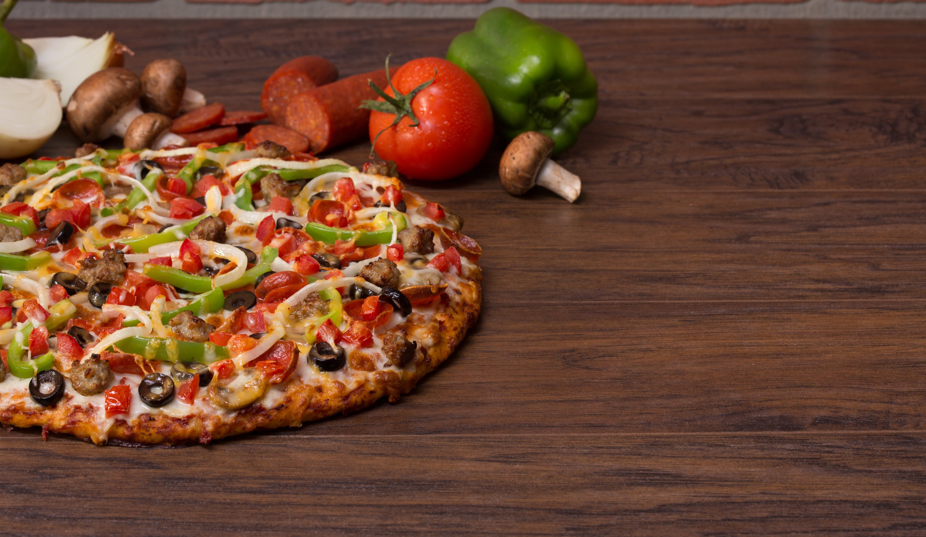 Order McKinley Pizza - Mini 6'' (Feeds 1 Person) food online from Mountain Mike Pizza store, San Jose on bringmethat.com