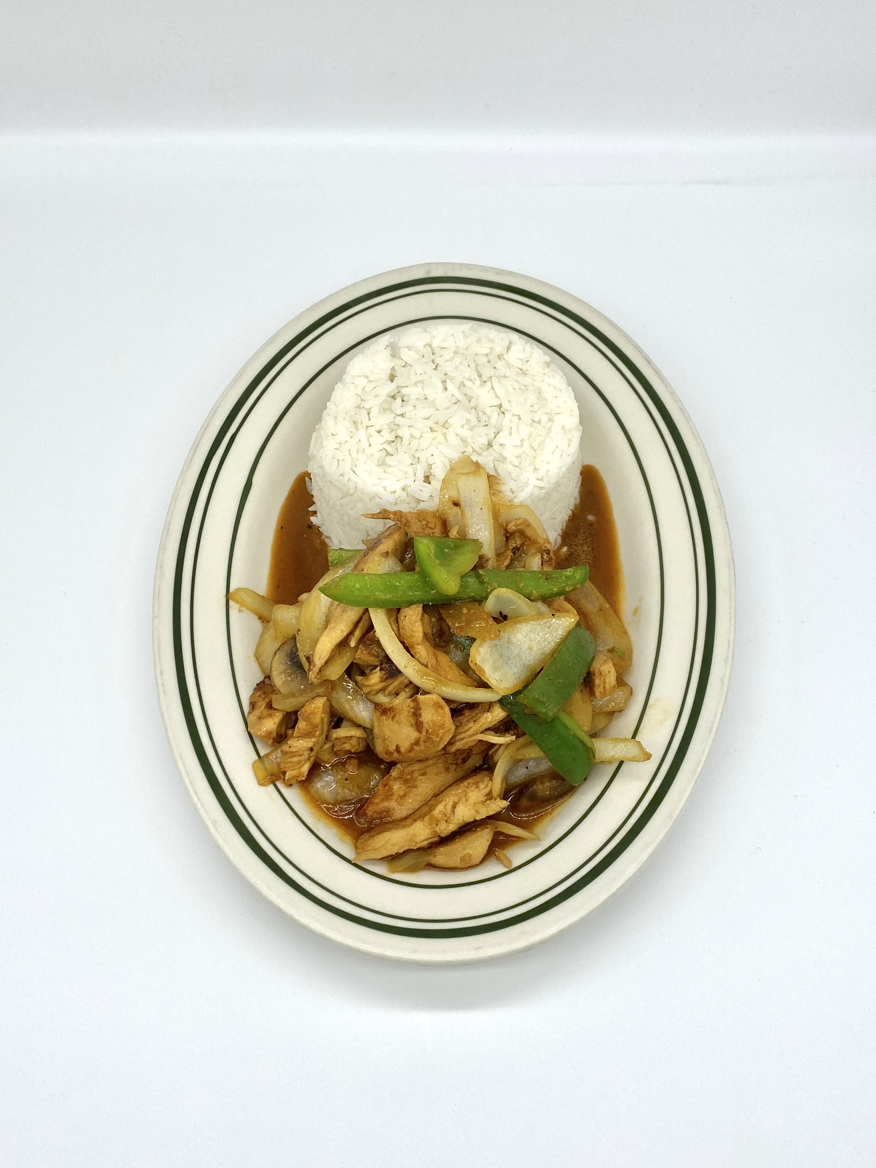 Order 19. Chicken over Rice food online from Tacos Y Jugos Genesis store, Elmhurst on bringmethat.com