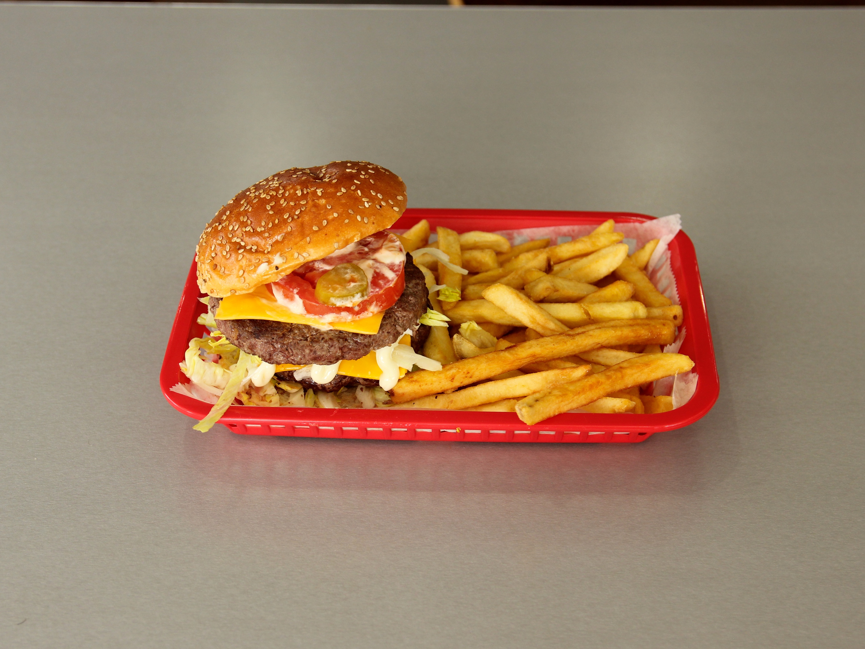 Order Bacon Cheeseburger food online from Zaghloul Subs store, Dearborn Heights on bringmethat.com
