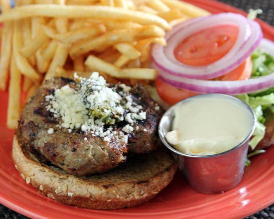 Order Grilled Turkey Burger food online from Barnaby Cafe store, Houston on bringmethat.com