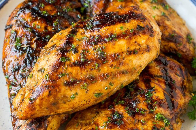 Order Marinated Organic Chicken Breast side food online from La Esquina store, New York on bringmethat.com