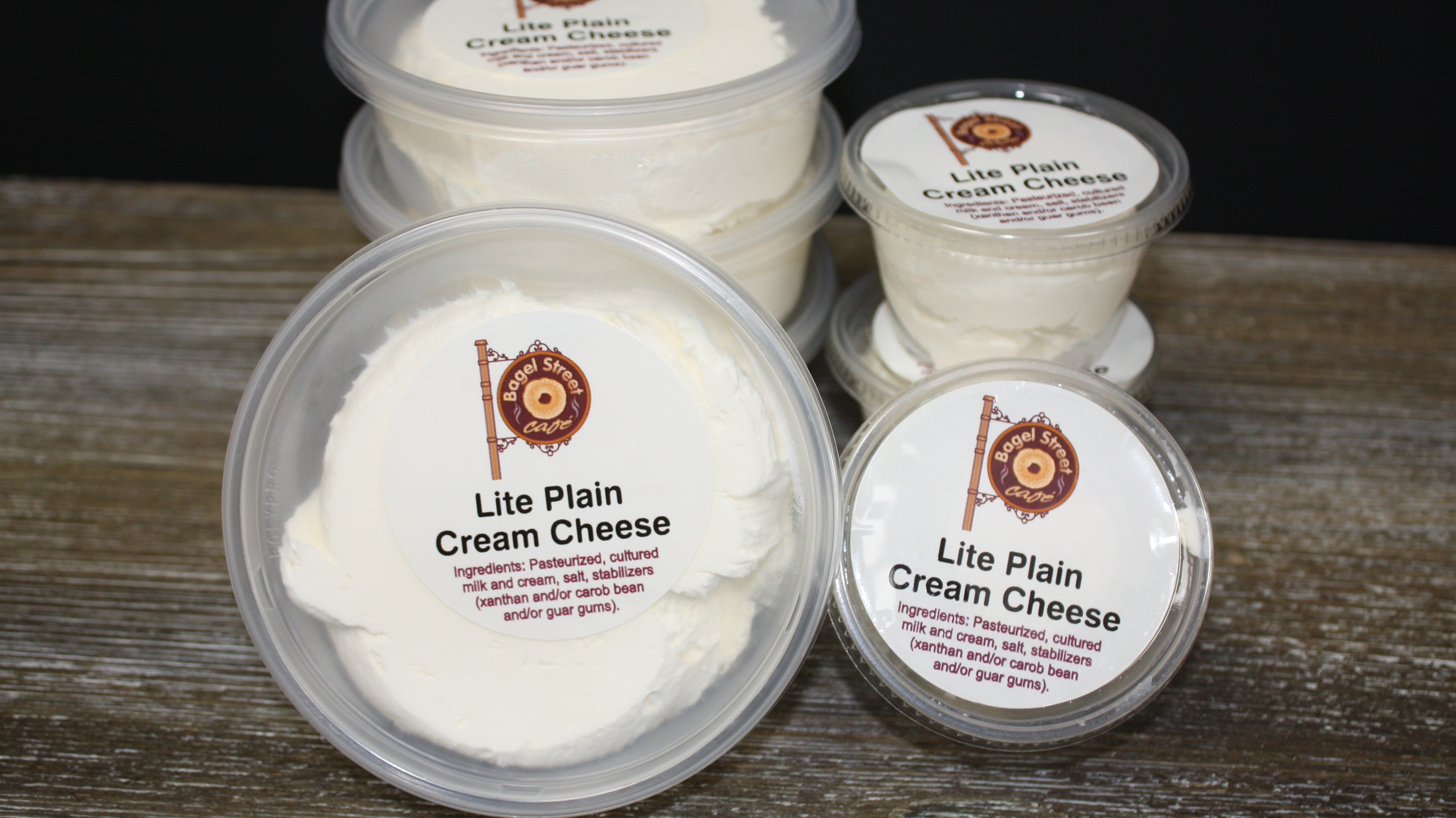 Order Lite Plain Cream Cheese food online from Bagel Street Cafe Danville store, Danville on bringmethat.com