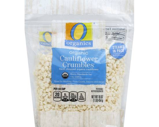 Order O Organics · Cauliflower Crumbles (16 oz) food online from Shaw's store, Newburyport on bringmethat.com
