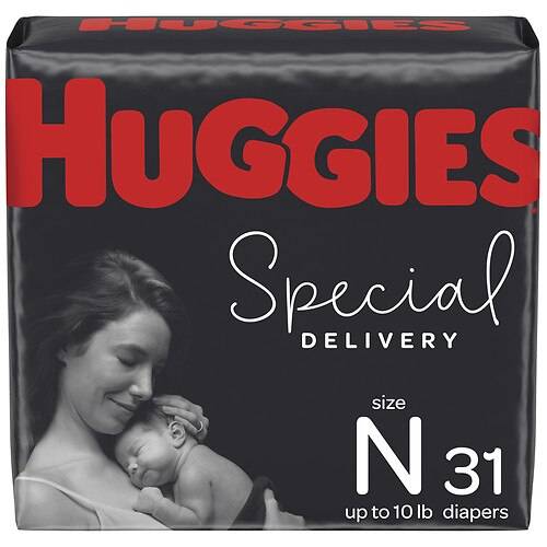 Order Huggies Special Delivery Hypoallergenic Newborn Baby Diapers Size N - 31.0 ea food online from Walgreens store, FRUITA on bringmethat.com