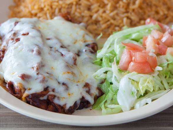 Order Enchiladas Dinner food online from El Famous Burrito store, Lombard on bringmethat.com