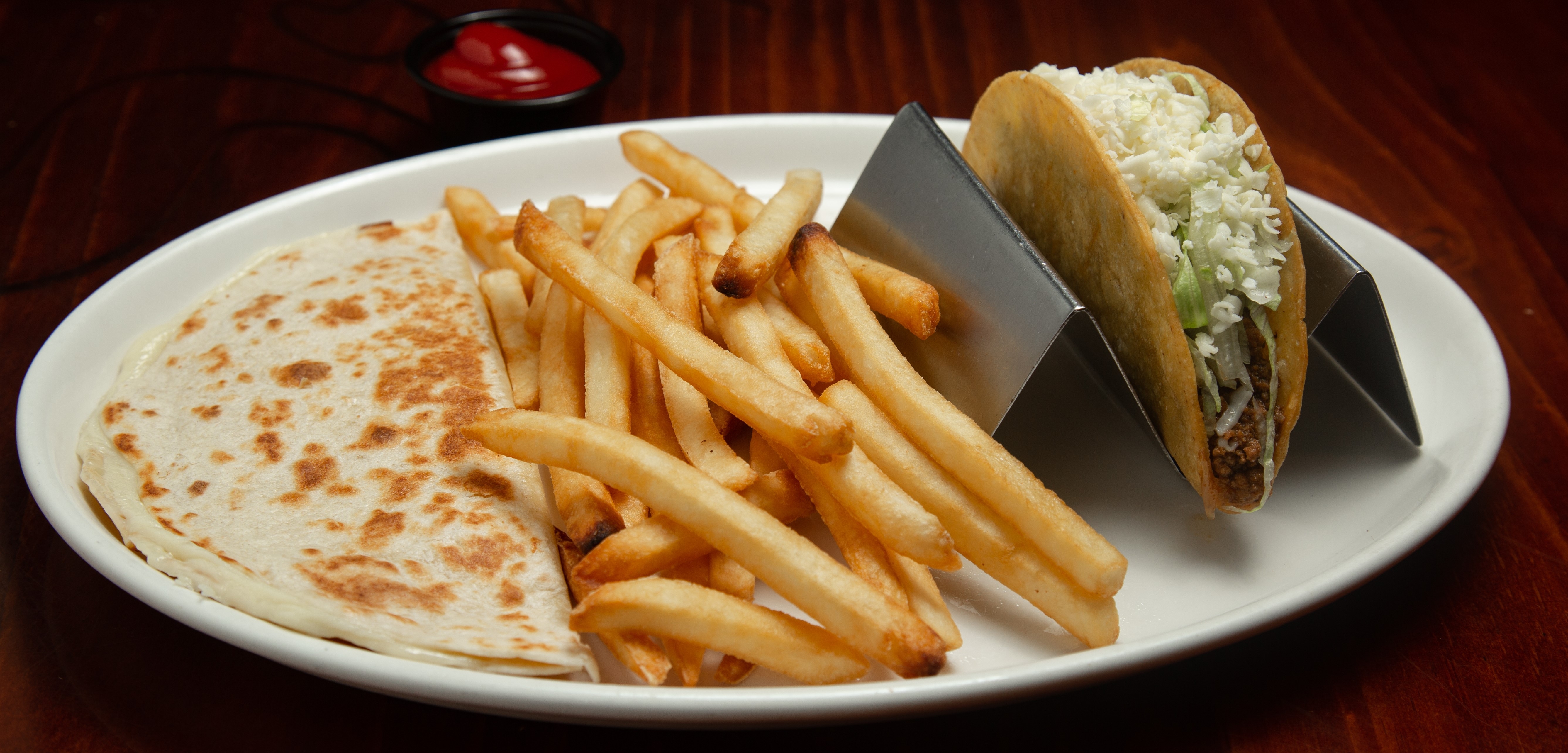Order Kid's Quesadilla and Taco food online from Tito Mexican Restaurant store, Spring Hill on bringmethat.com