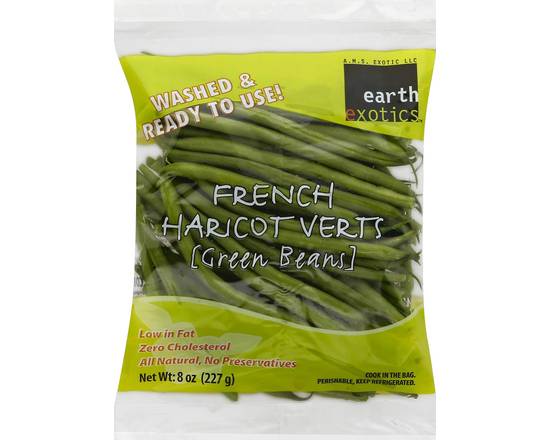 Order Earth Exotics · French Haricot Verts Green Beans (8 oz) food online from Safeway store, Concord on bringmethat.com