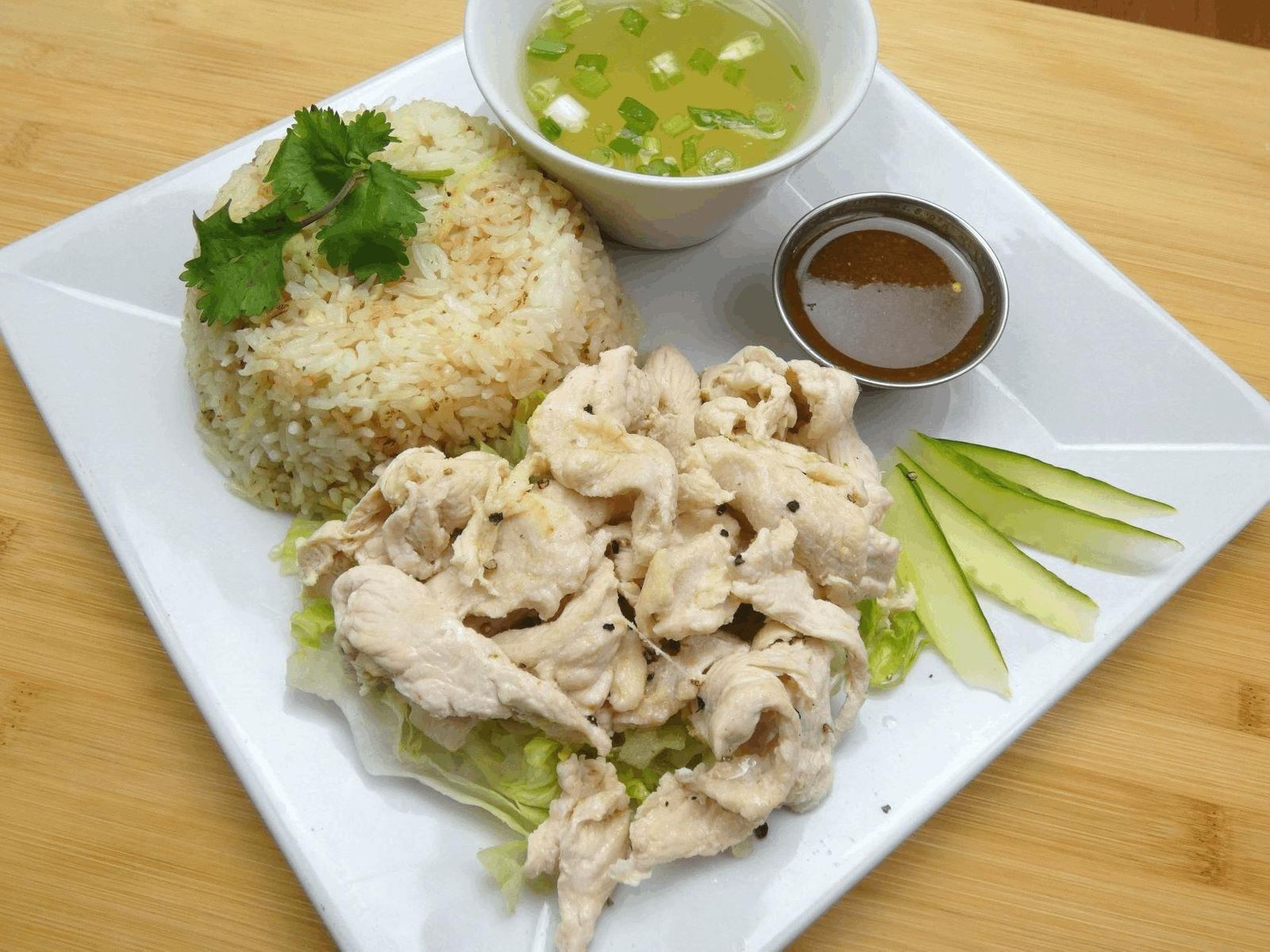 Order Kao Man Gai food online from Thai Food Connection store, Manchester on bringmethat.com