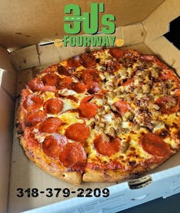 Order 2 12" Pizzas food online from 3 J Fourway store, Natchitoches on bringmethat.com