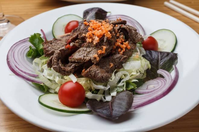 Order Grilled Beef Salad food online from SukhoThai on Royal St. store, New Orleans on bringmethat.com