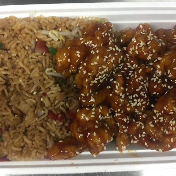 Order C23. Sesame Chicken Combo food online from New Chef store, Baltimore on bringmethat.com