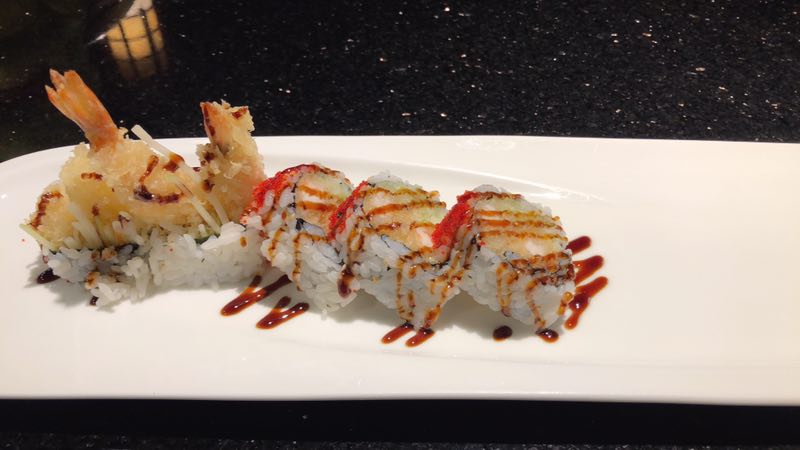 Order Shrimp Tempura Roll food online from Mizu Japanese Sushi Cuisine store, Farmingdale on bringmethat.com